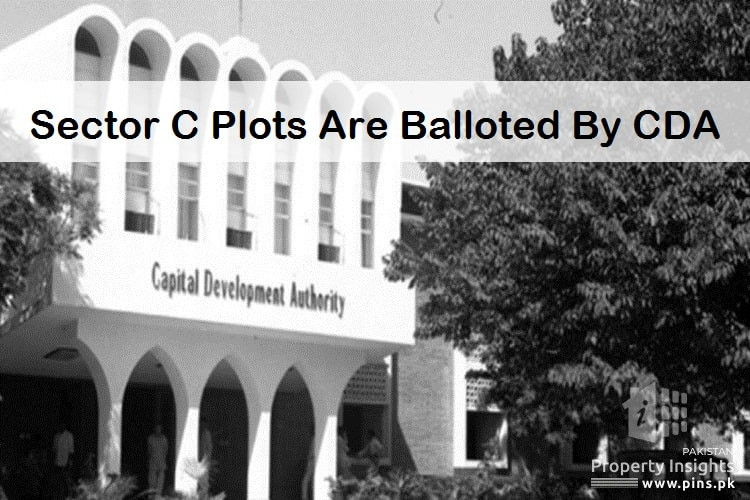 Sector C plots are balloted by CDA