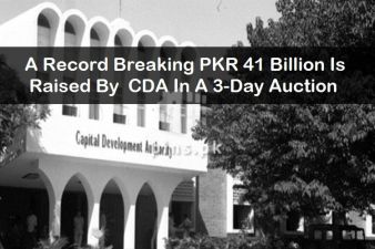 A record-breaking PKR 41 billion is raised by CDA in a three-day auction.