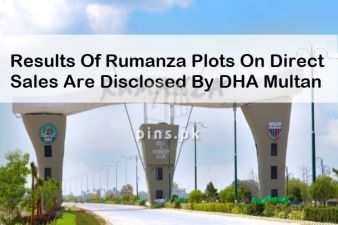 Results Of Rumanza residential and commercial plots on direct sales are disclosed by DHA Multan.