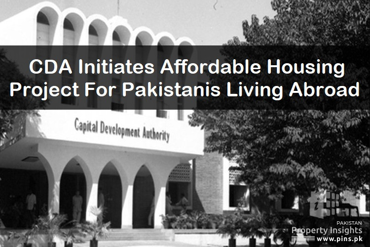 CDA initiates an affordable housing project for Pakistanis living abroad.