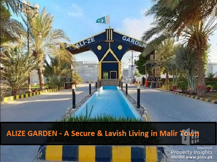Alize Garden - A secure and lavish living in Malir Town Karachi