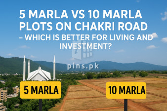 5 Marla vs 10 Marla Plots on Chakri Road – Which Is Better for Living and Investment?