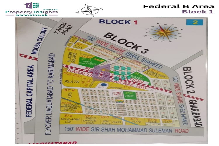 Site Plan of FB Area Block-1
