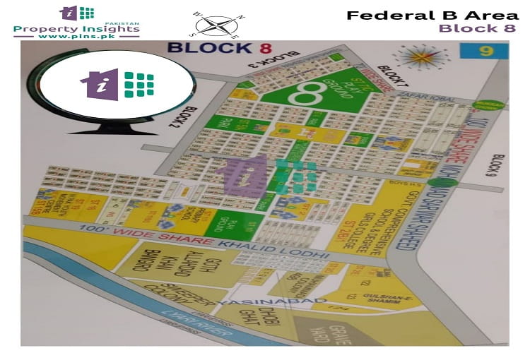 Site Plan of Block 8