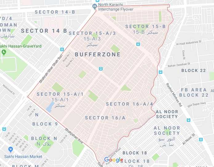 Buffer Zone Karachi Map About Buffer Zone, Property For Sale, Price, Maps & News