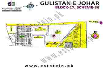 Gulistan-e-Johar Block-16 High Resolution Map