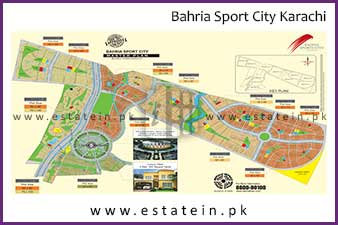 Bahria Sports City High Resolution Map