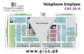 Telephone Employee Cooperative Housing Society High Resolution Map