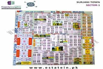Surjani Town Karachi Map High Resolution Society Maps / Siteplan Of Surjani Town Karachi.