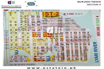 Sector-9 High Resolution Map