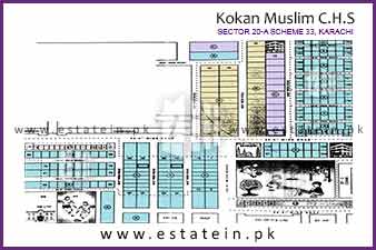 Kokan Muslim Cooperative Housing Society High Resolution Map