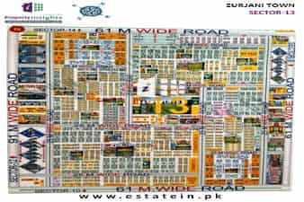 Sector-13 High Resolution Map