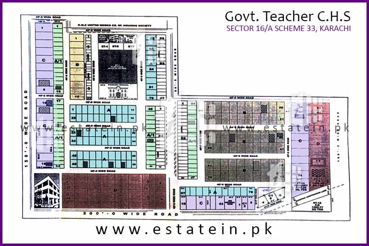 Site Plan of Govt Teacher CHS 16A