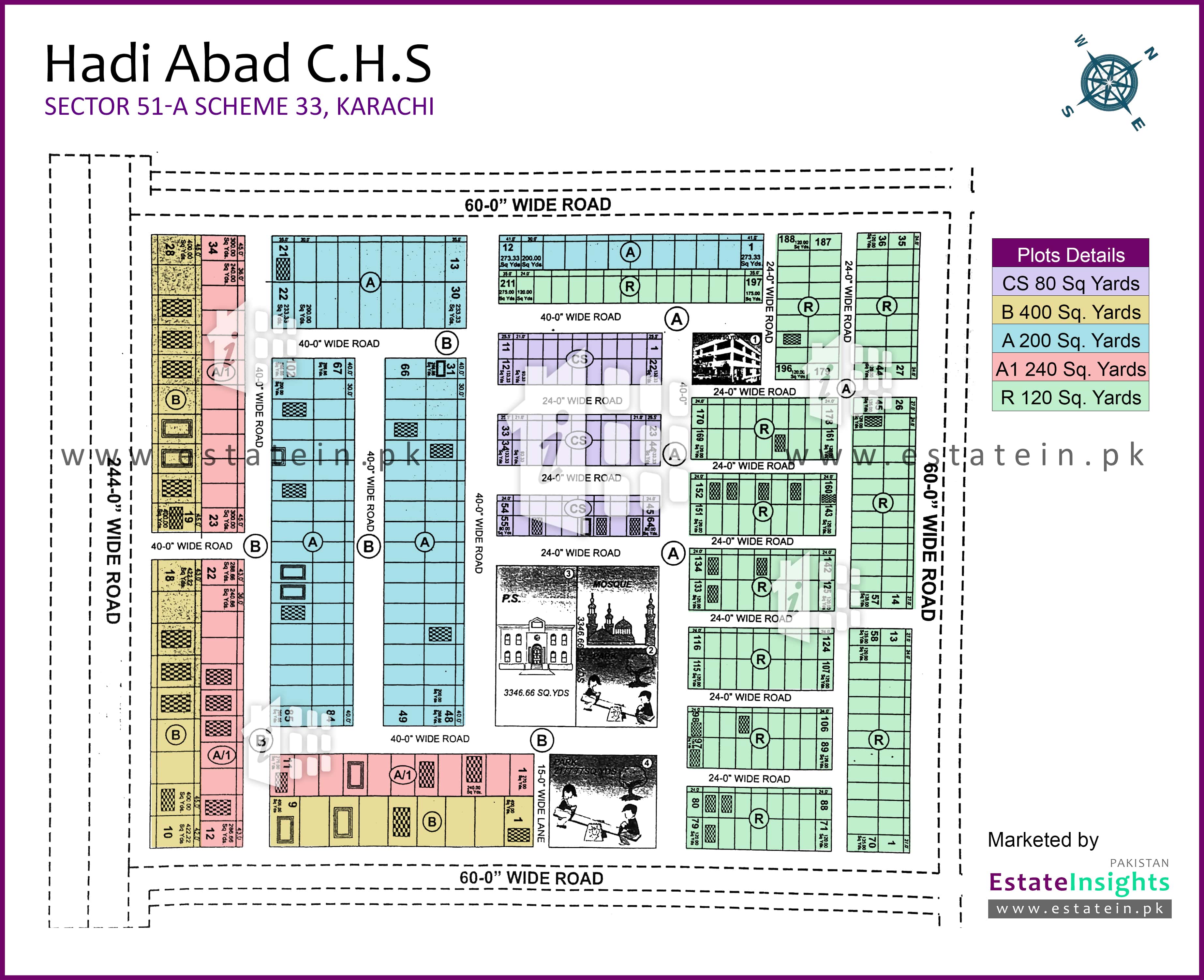 Hadia Development Block View High Resolution Project / Society Maps / Siteplan of Hadiabad ...