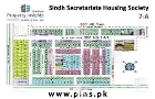 Sindh Secretariate Employee CHS High Resolution Map