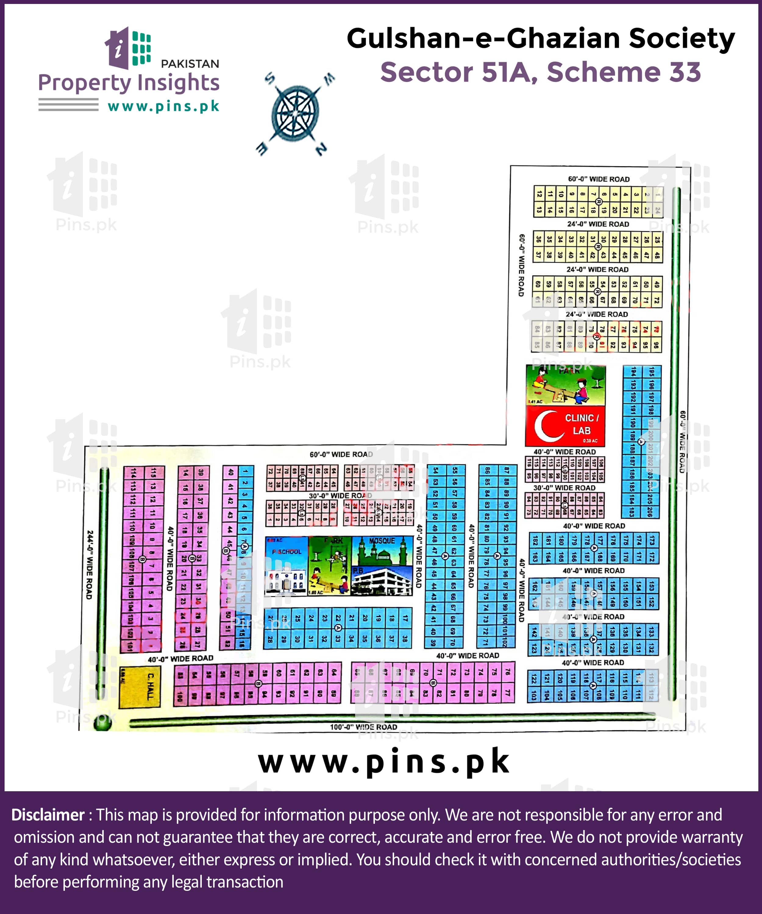 View High Resolution Project / Society Maps / Siteplan of Gulshane