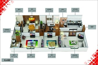 Square Tower - Gulistan-e-Johar High Resolution Map