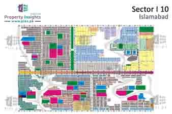 Sector I-10 High Resolution Map