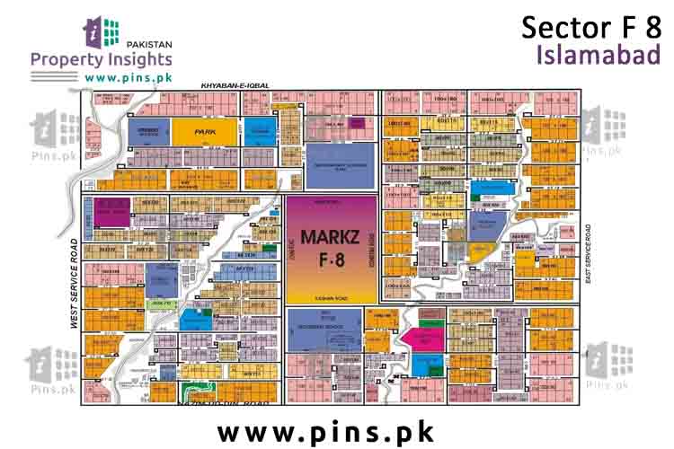 Site Plan of Sector F-8