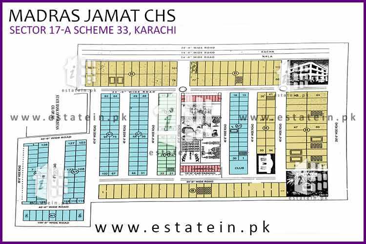 Site Plan of Madras Cooperative Housing Society 