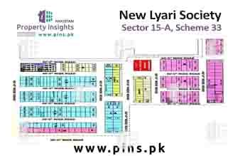 New Lyari Cooperative Housing Society High Resolution Map