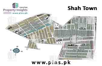 View High Resolution Project / Society Maps / Siteplan of Shah Town Bin ...