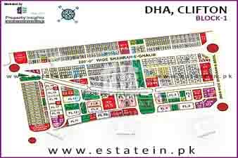 Clifton Block 5 Map High Resolution Society Maps / Siteplan Of Clifton Karachi.