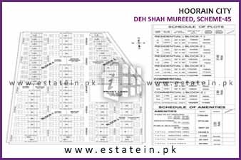 Hoorain City High Resolution Map