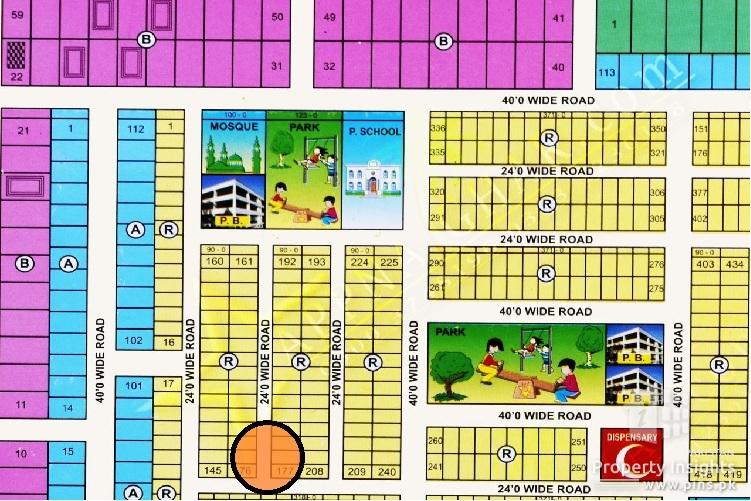 120 Sq Yards Plot for sale in Alnoor Society Scheme 33 Plot for Sale in