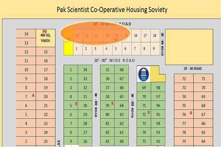 172 Sqy Plot for Sale in Corniche CHS Sector 17/A Scheme 33