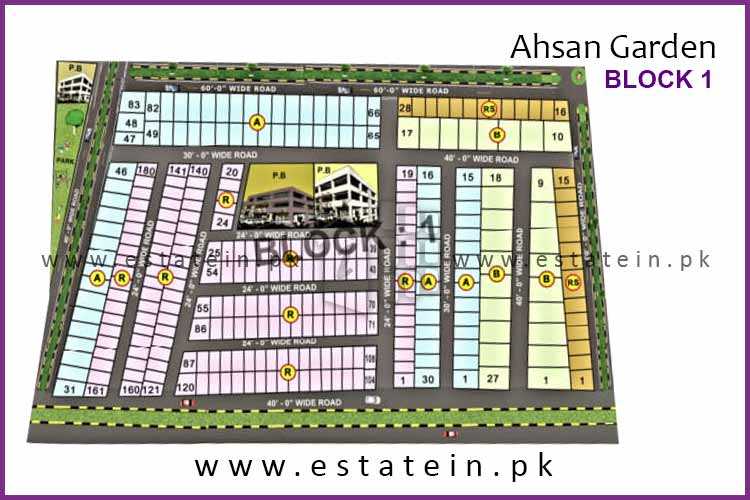 120 Sqy Plot for sale in Block 1 Ahsan Grand City Scheme 33