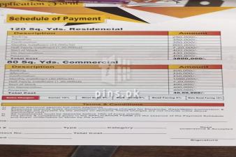 120 yards plots for sale in A-One Residency M9 Super Highway