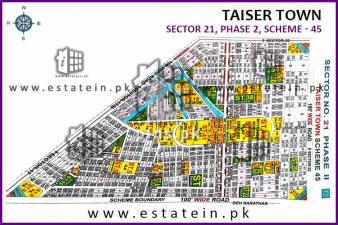 120 yards for sale in Sector 21 Taiser Town Phase 2