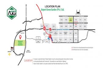 1 kanal plot for sale in Airport Green Garden Islamabad