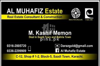 120 sq.y west open best location for sale in Saadi Garden