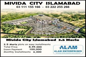 Mivida City Islamabad 5 8 10 Marla plot for sale on installments 