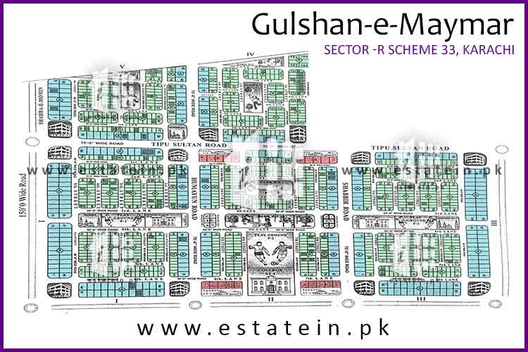 240 Sq Yards West open Plot for Sale in Sector R3 Gulshan-e-Maymar