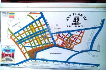 120 Sq.Yards plot for sale in Sector-46-A Hawksbay scheme-42 Karachi
