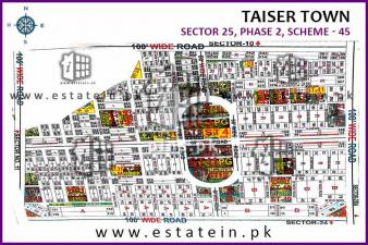 Sector 25 Phase II Taiser Town 120 yards plot for sale