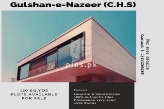 Gulshan-e-Nazeer Cooperative Housing Society 120 Plots for Sale