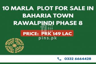10 Marla Residential C block Bahria Town Phase 8 Rawalpindi