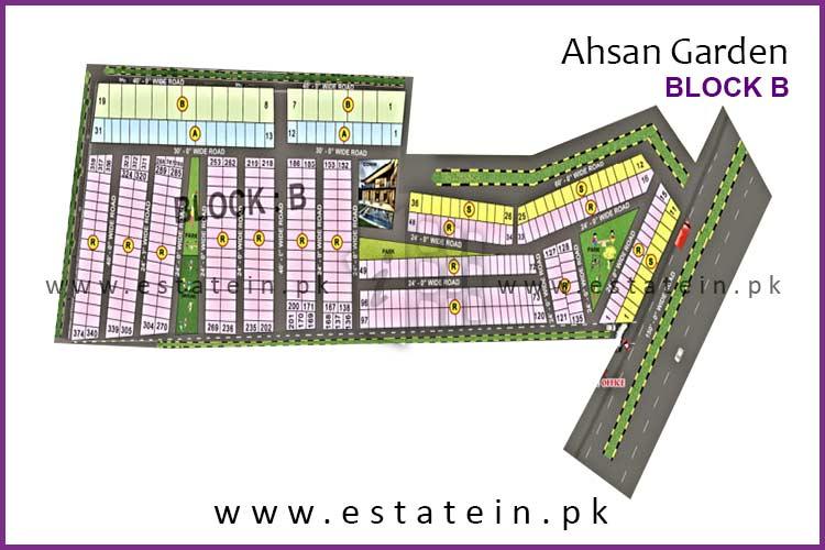 120 Sqy Plot for Sale in Ahsan Garden Block B