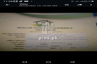 120 yard plot for sell in Malir Town Residency Phase III
