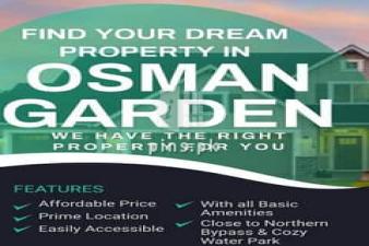 120 Yards Plot For Sale Osman Garden
