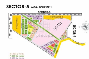 MDA SCHEME 1, SECTOR 5, 200 SQ YDS PLOT FOR SALE