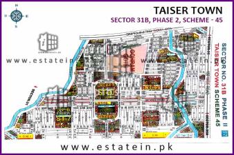 120 yards plot for sale in Sector 31-B Taiser Town