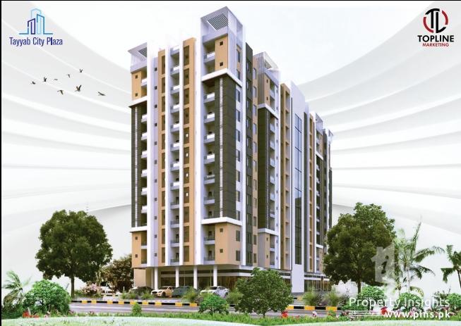 Tayyab City Plaza Apartment for Sale on Booking Shah Faisal Town