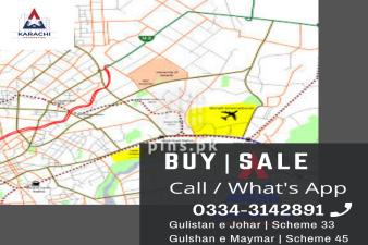 Buy or Sale 150 | 240 Plots Gulshan e MEHRAN Malir Cantt road