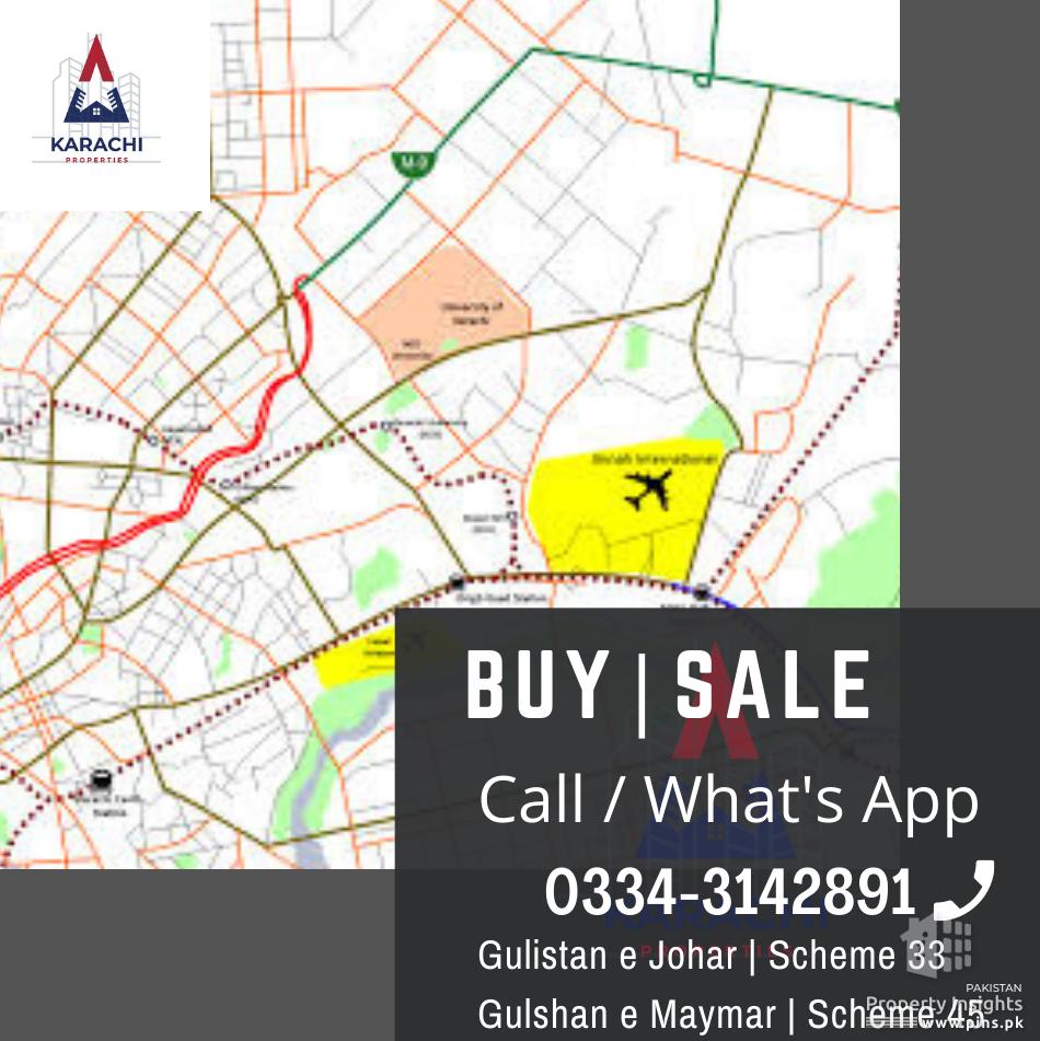 Buy or Sale 150 | 240 Plots Gulshan e MEHRAN Malir Cantt road