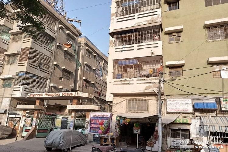 800 sq ft flat for sale on wide range of North Karachi 11_H